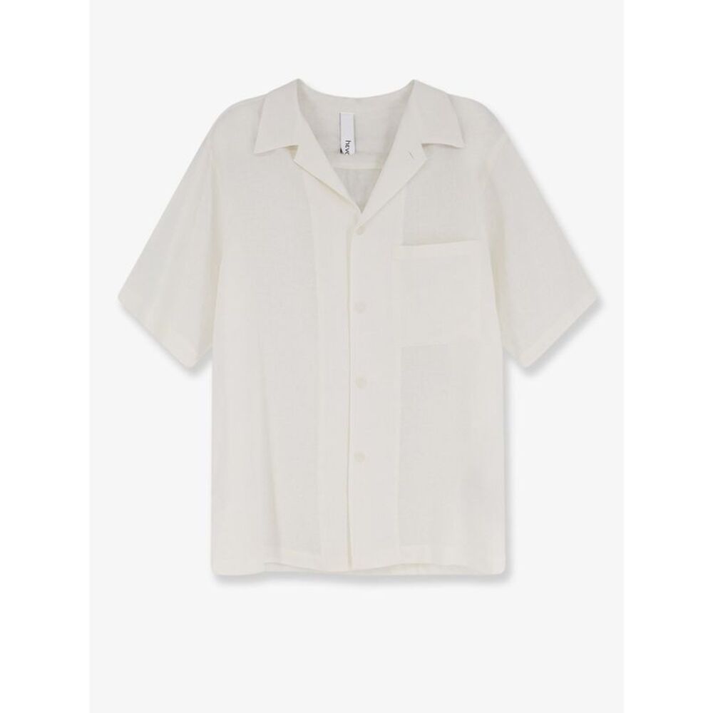 Hevo Men Linen And Viscose Blend Shirt